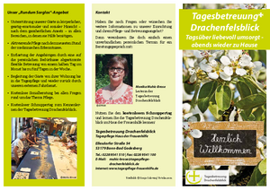 Tagesbetreuung Drachenfelsblick - Flyer